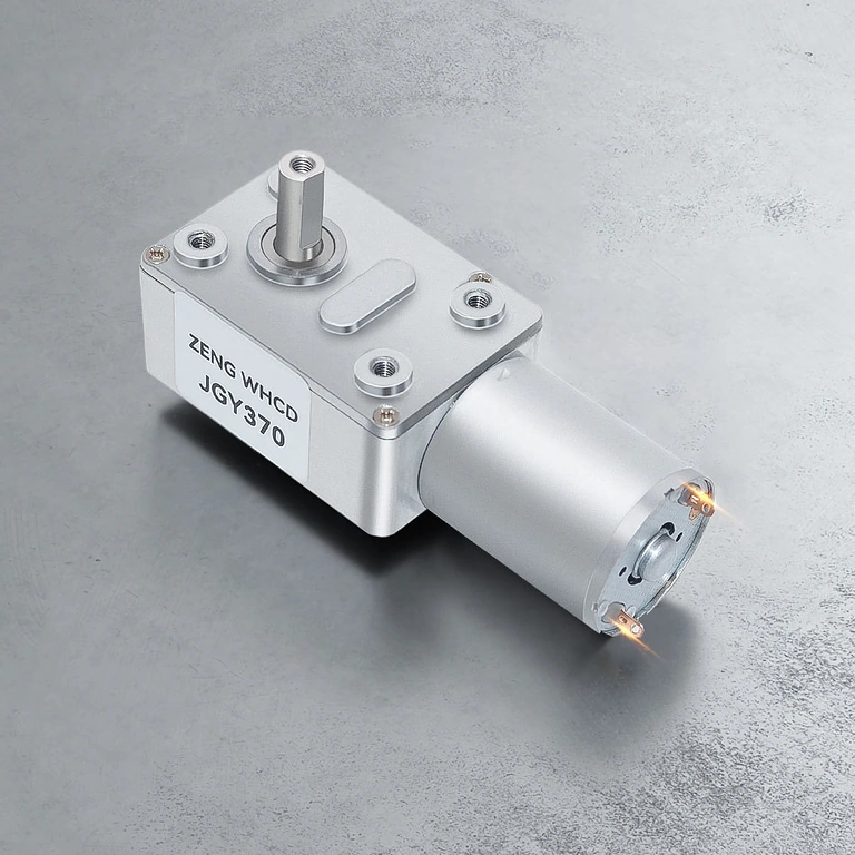 Детайл на D-образния вал от закалена стомана на мотор с редуктор 12V