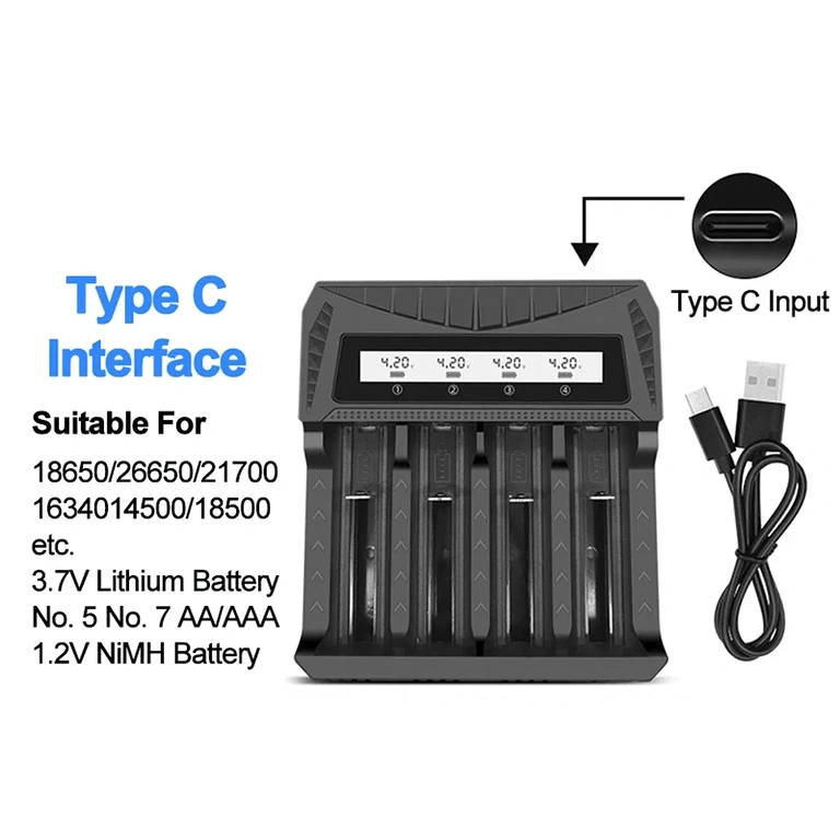 Зарядно, съвместимо с множество типове батерии