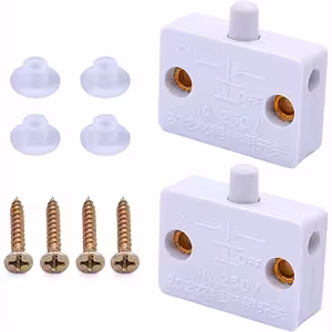 Комплект 2 бр.: Превключвател LED Светлина за Гардероб – Вграден в Мебел – Автоматичен Сензор