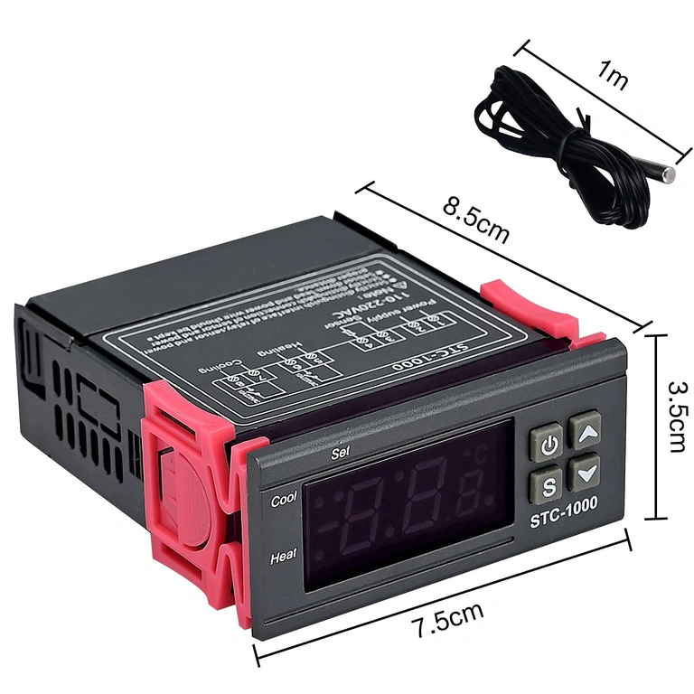 Температурен контролер STC1000 за ферментация на бира, вино и домашно пивоварство