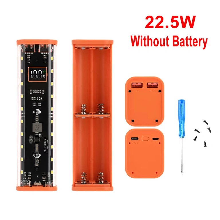 Корпус за power bank 18650 с USB и Type-C портове