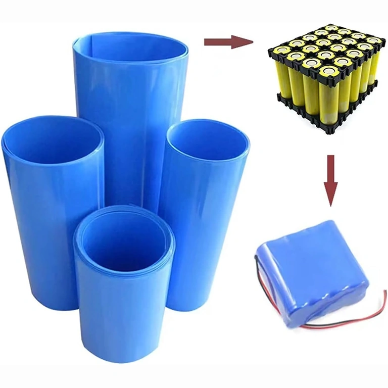 Синя термосвиваемa тръба Cellpack за Li-Ion и цилиндрични батерии