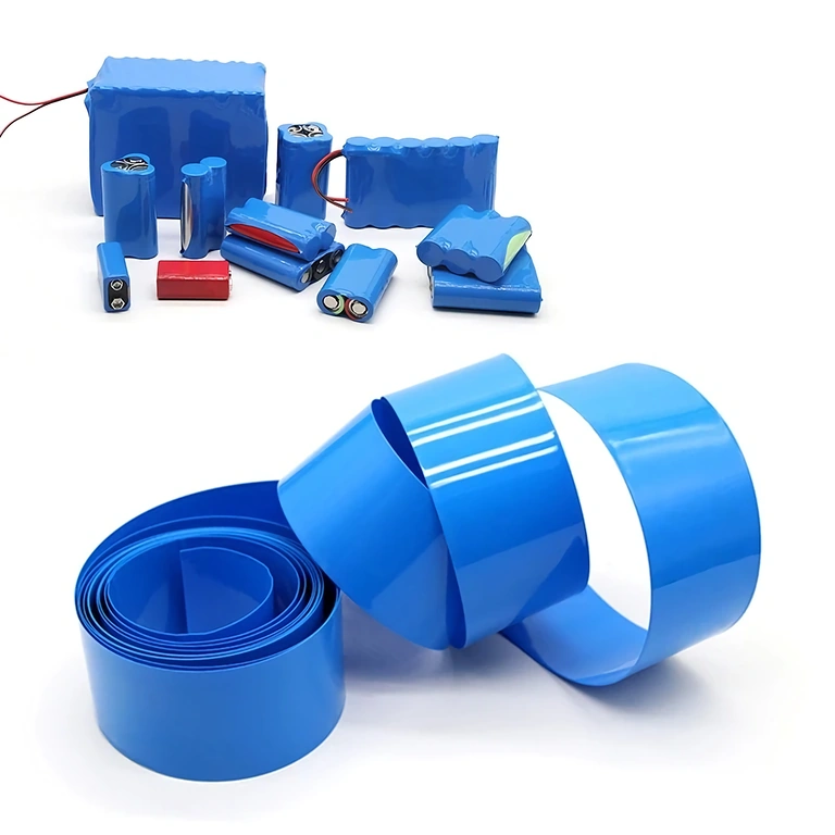 Синя термосвиваемa фолио Cellpack за батерии 18650