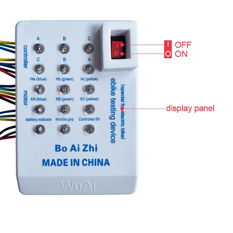 Дръжка за газ, свързана към универсалния тестер