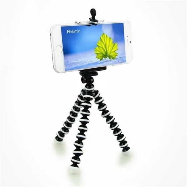 ГЪВКАВ СТАТИВ с поддръжка за ТЕЛЕФОН фотоапарат видеокамера DSLR Samsung iPhone